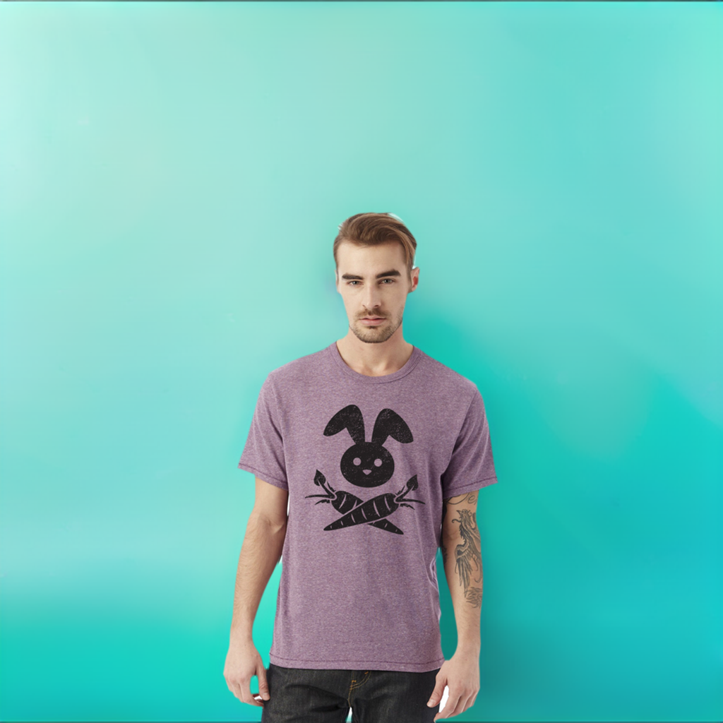 Rabbit And Crossed Carrots T-Shirt Rabbit And Crossed Carrots T-Shirt