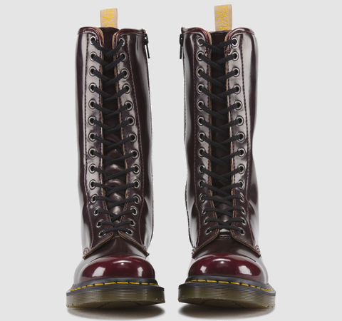 Dr martens vegan hot sale 1490 cherry red