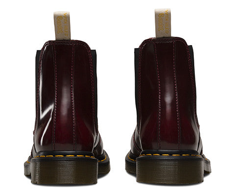Red doc martens chelsea boots store