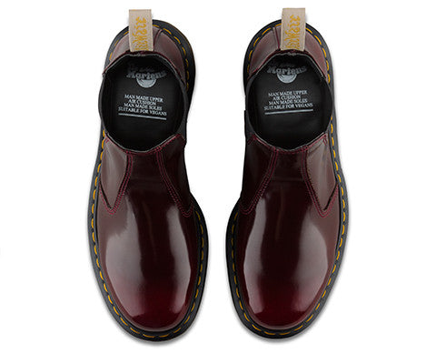 Dr. Martens VEGAN cherry red チェルシーブーツUK7 Vegan 2976 Chelsea Boots in Cherry Red | Dr. Martens