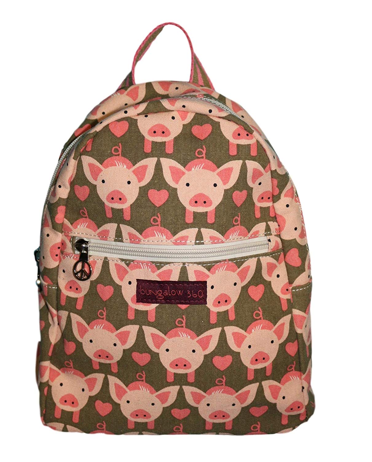 bungaloo 360 mini backpack whale bungalow 360 Adult Mini Backpack (Pig, small)