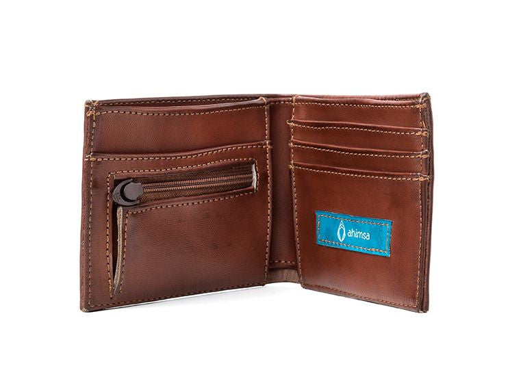 Zipped Wallet by Ahimsa - Compassionate Closet