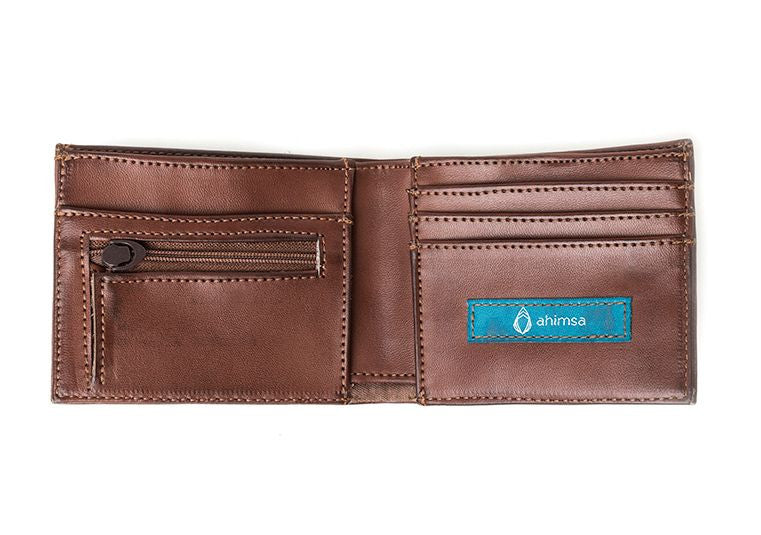 Zipped Wallet by Ahimsa - Compassionate Closet