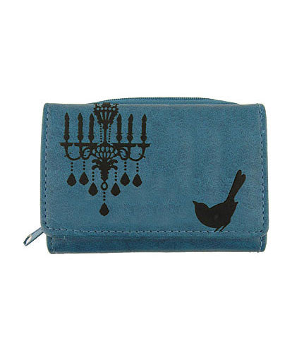 Bird Chandelier Vegan Leather Wallet by Lavishy