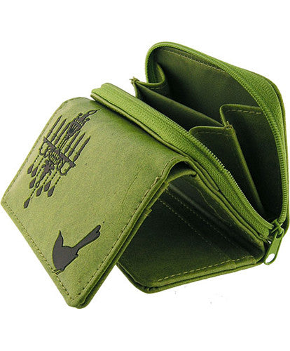 Bird Chandelier Vegan Leather Wallet by Lavishy