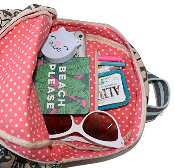 bungaloo 360 mini backpack whale bungalow 360 Adult Mini Backpack (Pig, small)