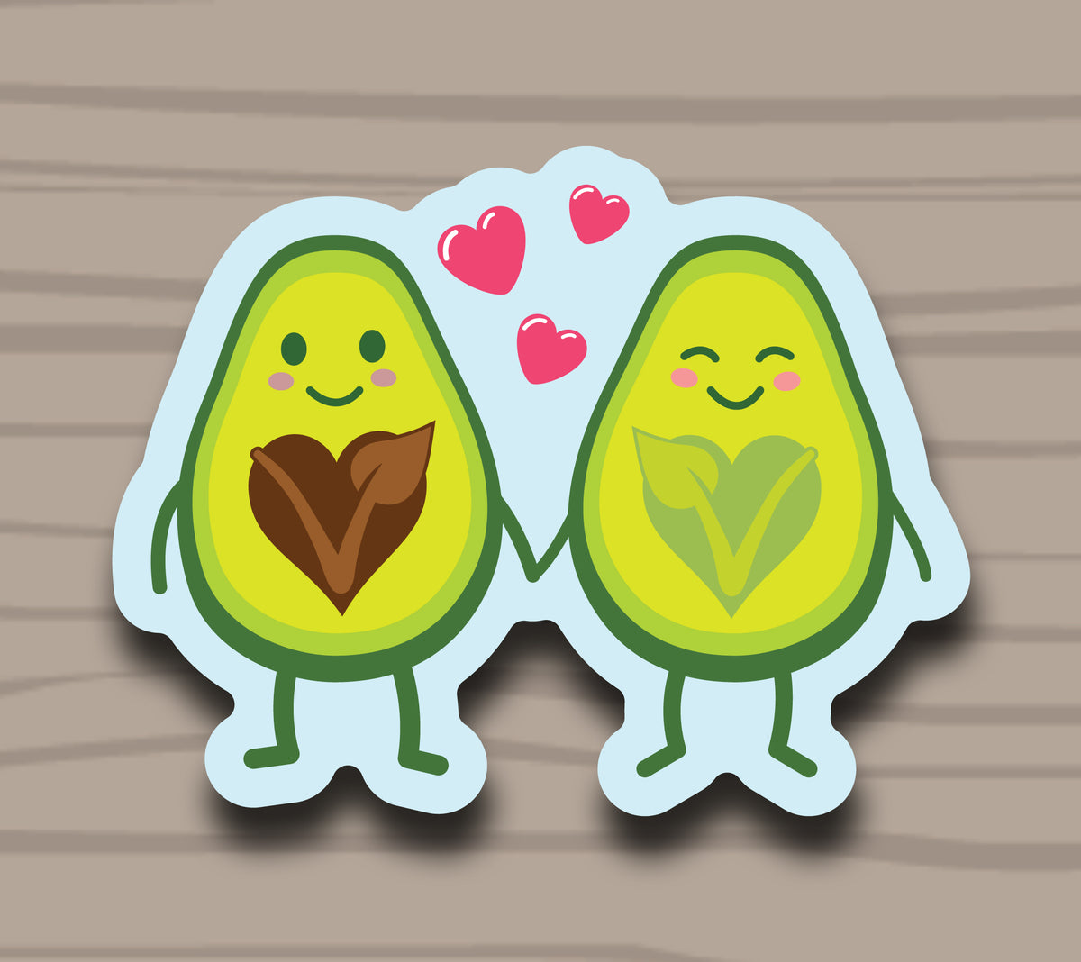 We Go Together Avocado Sticker by Compassionate Closet - Compassionate Closet