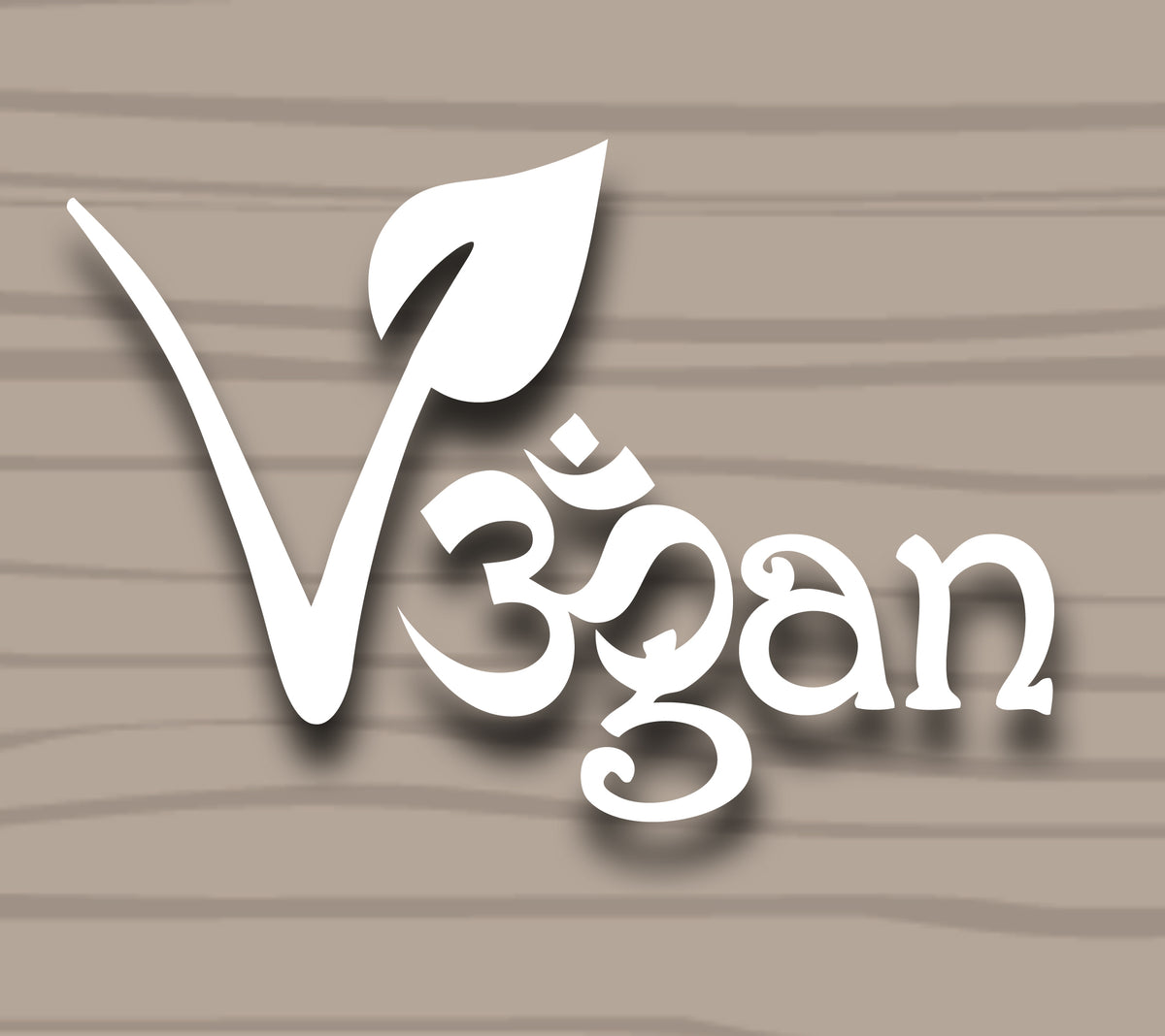 Vegan Om Sticker by Compassionate Closet - Compassionate Closet