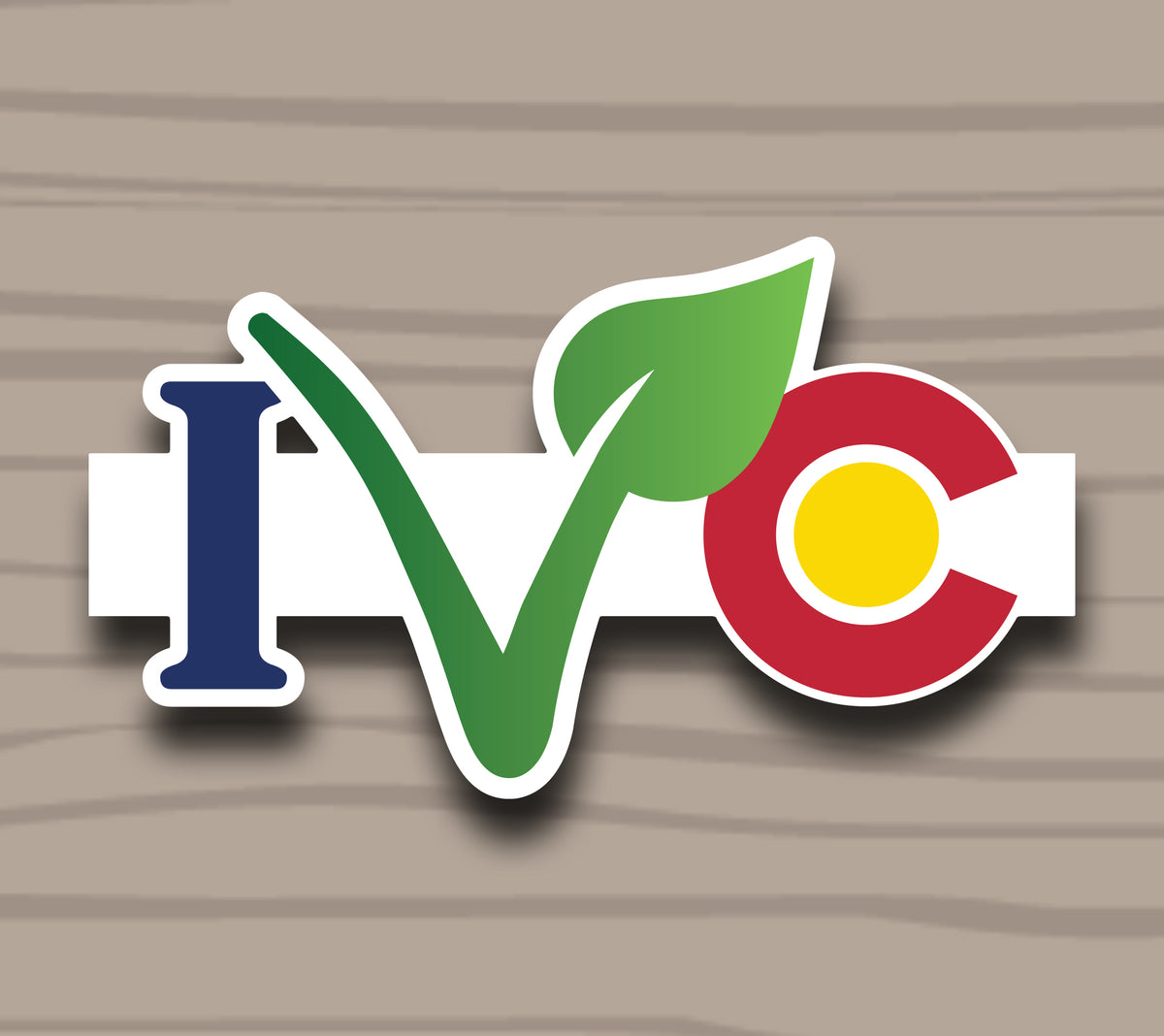 I V Colorado Sticker by Compassionate Closet - Compassionate Closet