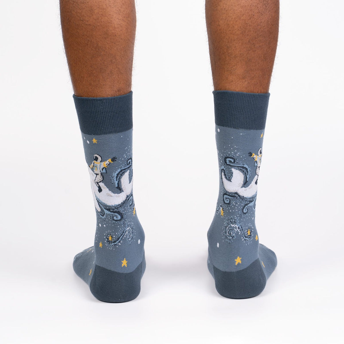 Cosmic Cetacean Crew Socks by Sock it To Me - Compassionate Closet