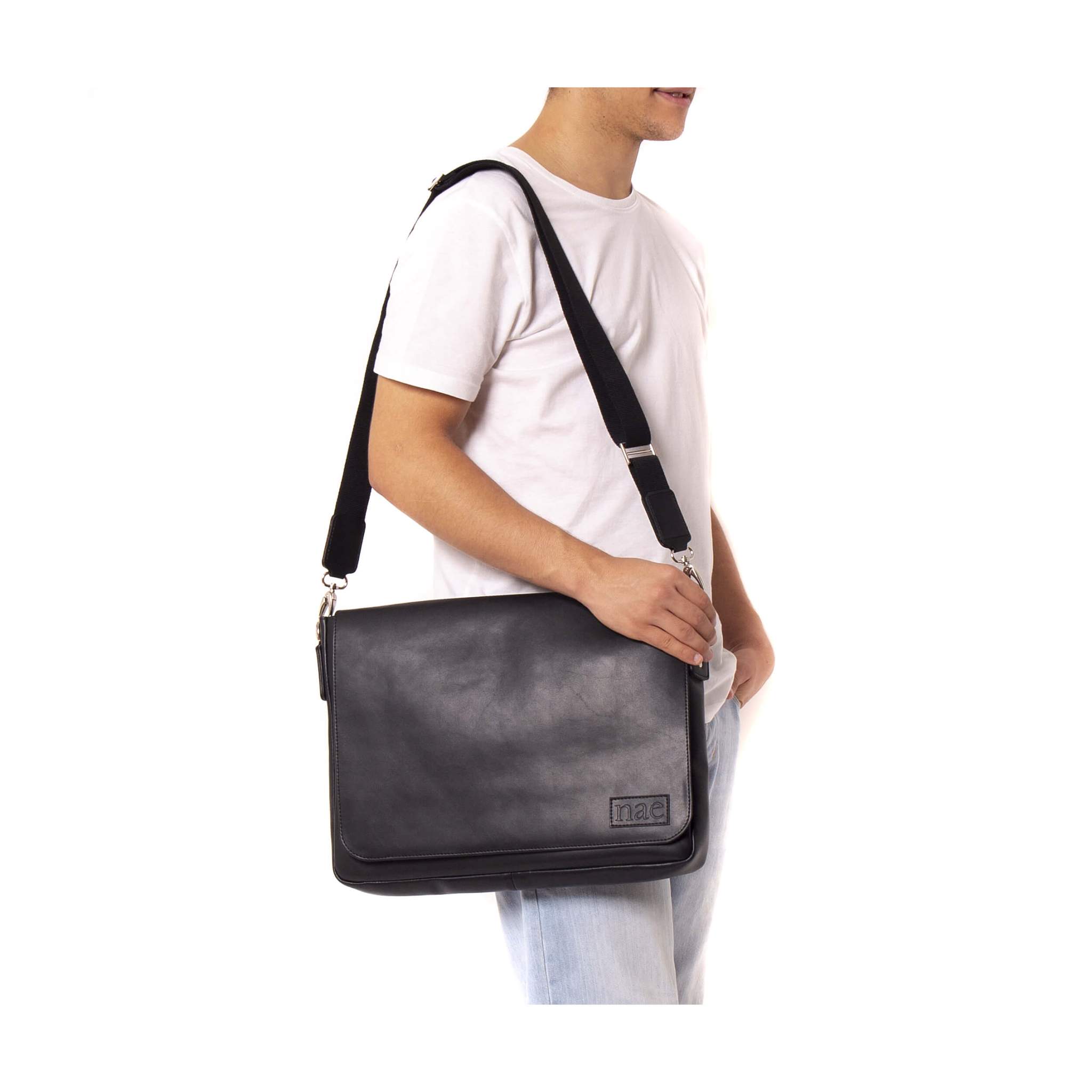 Davi Messenger Bag by NAE Vegan Shoes
