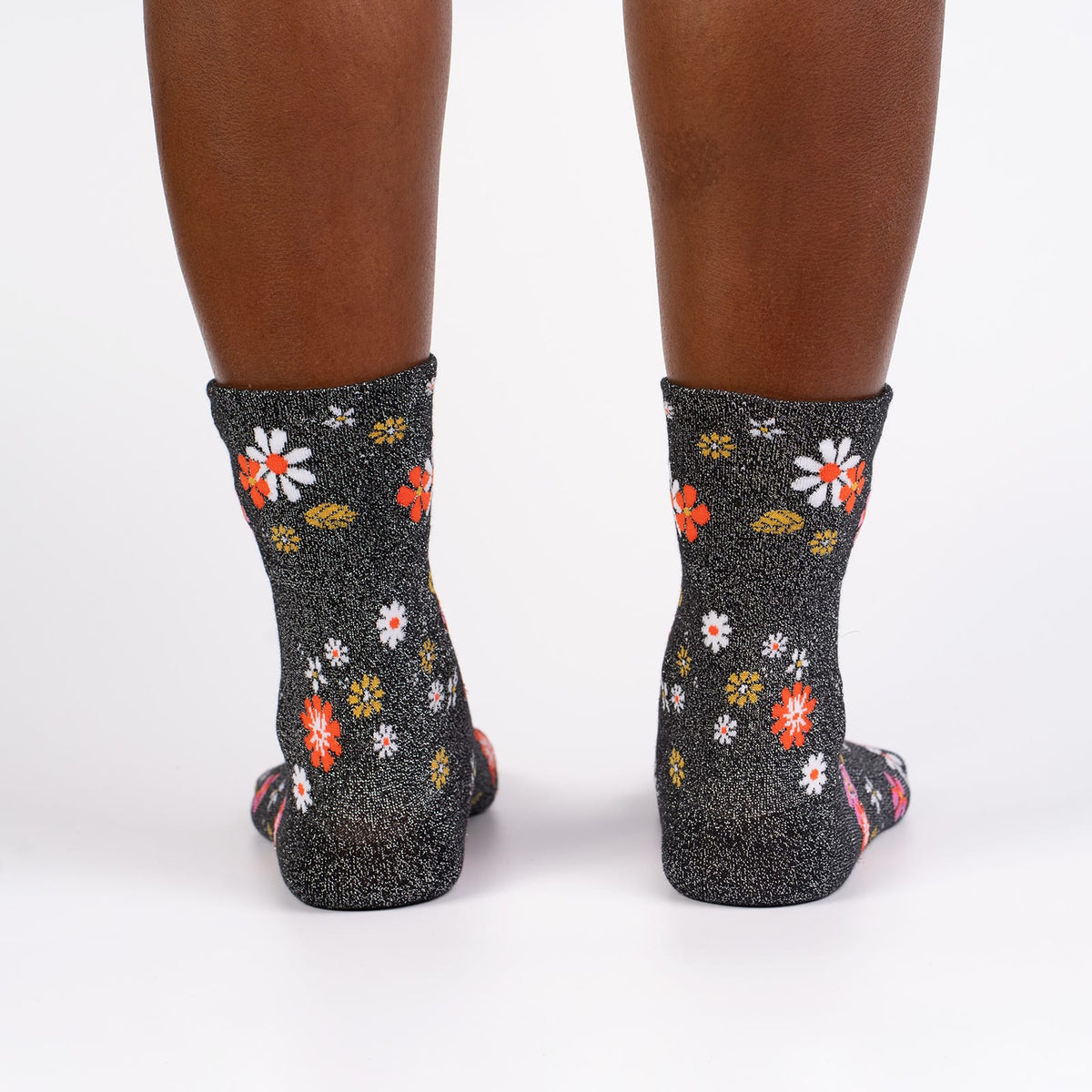 Flower Power Crew Socks by Sock it To Me - Compassionate Closet