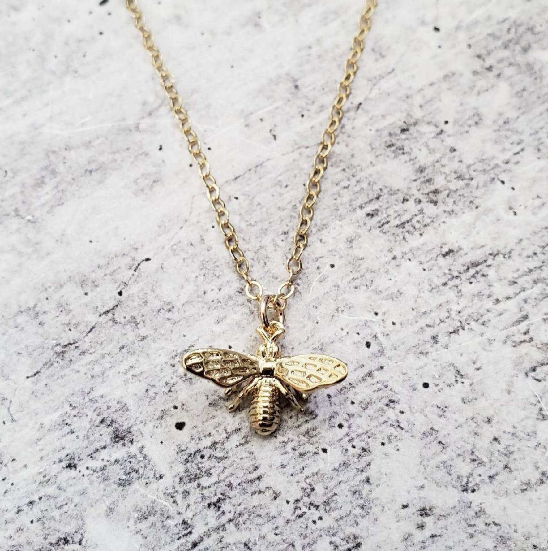 COACH®  Bumble Bee Pretzel Charm Necklace