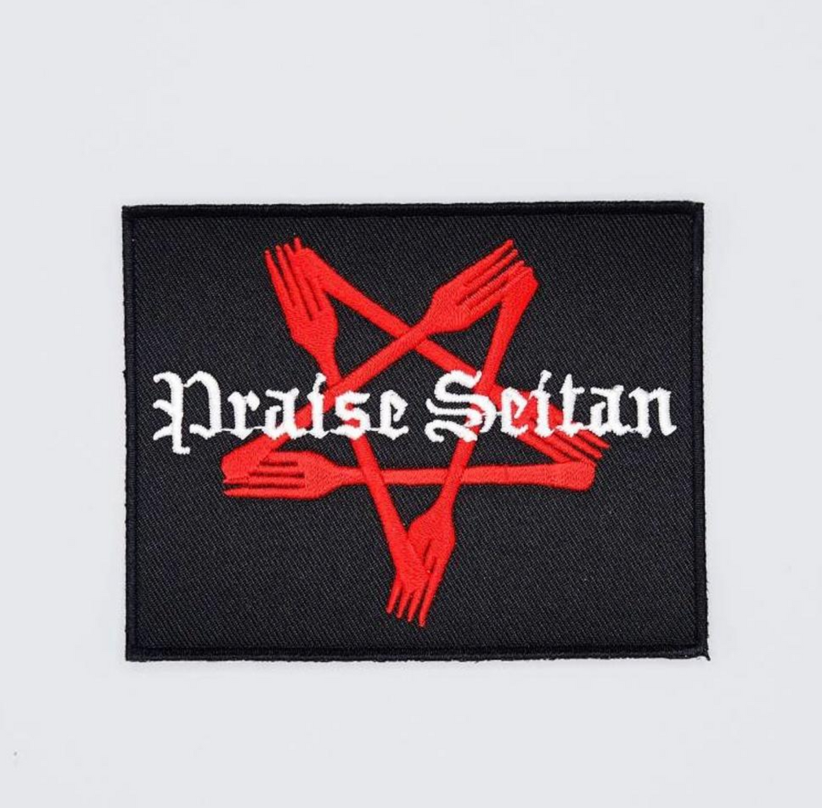 Praise Seitan Iron-On Patch by Herbivore Clothing - Compassionate Closet