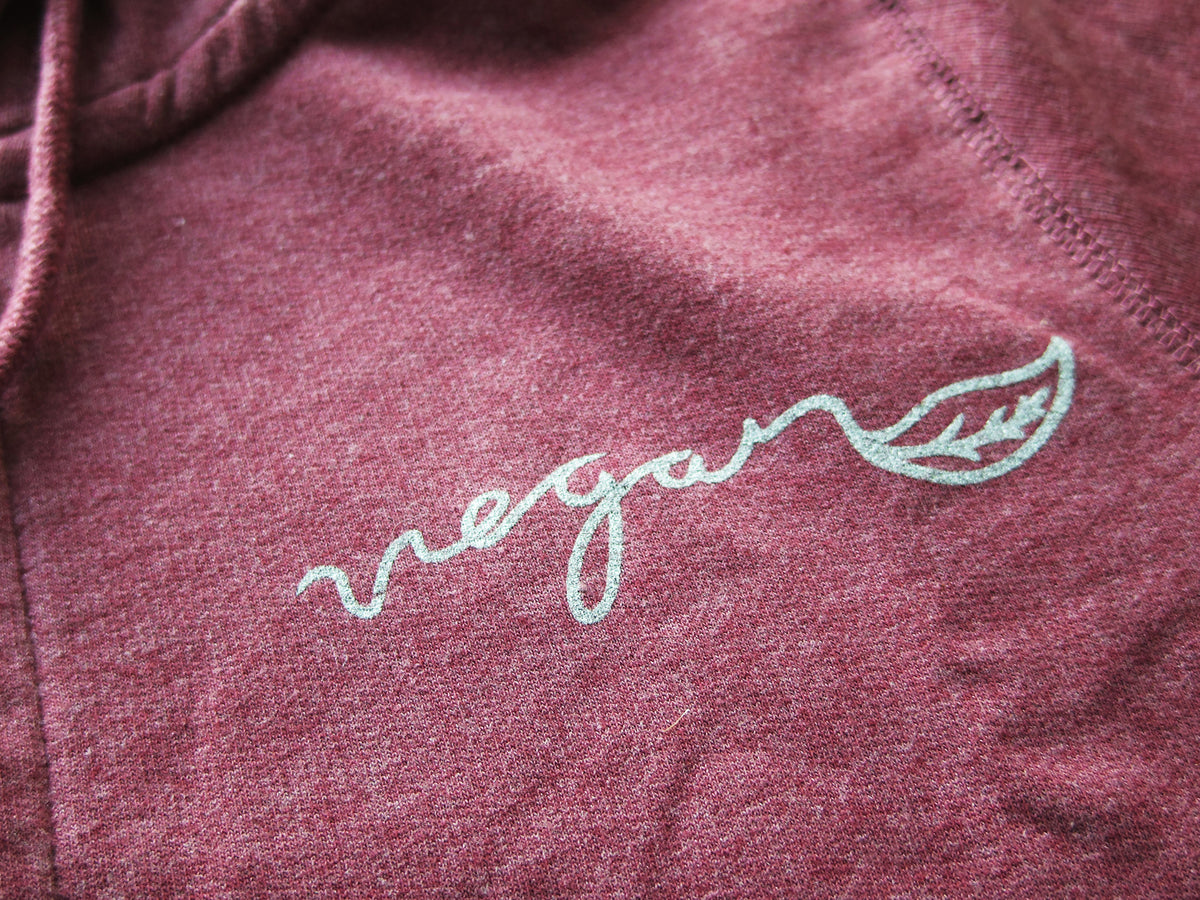 Vegan For Life/Animals Cow Hoodie by Compassionate Closet - Compassionate Closet