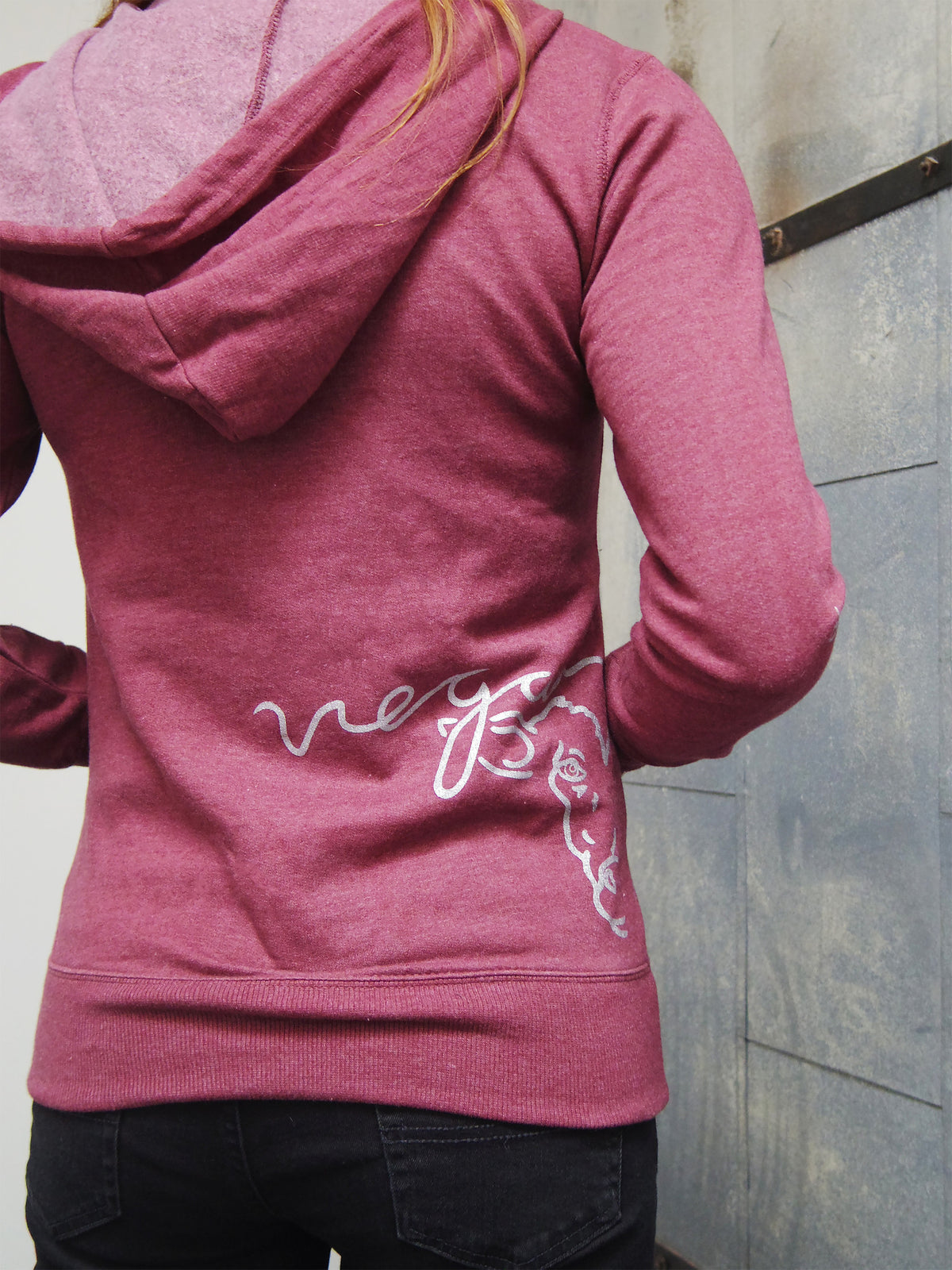 Vegan For Life/Animals Cow Hoodie by Compassionate Closet - Compassionate Closet