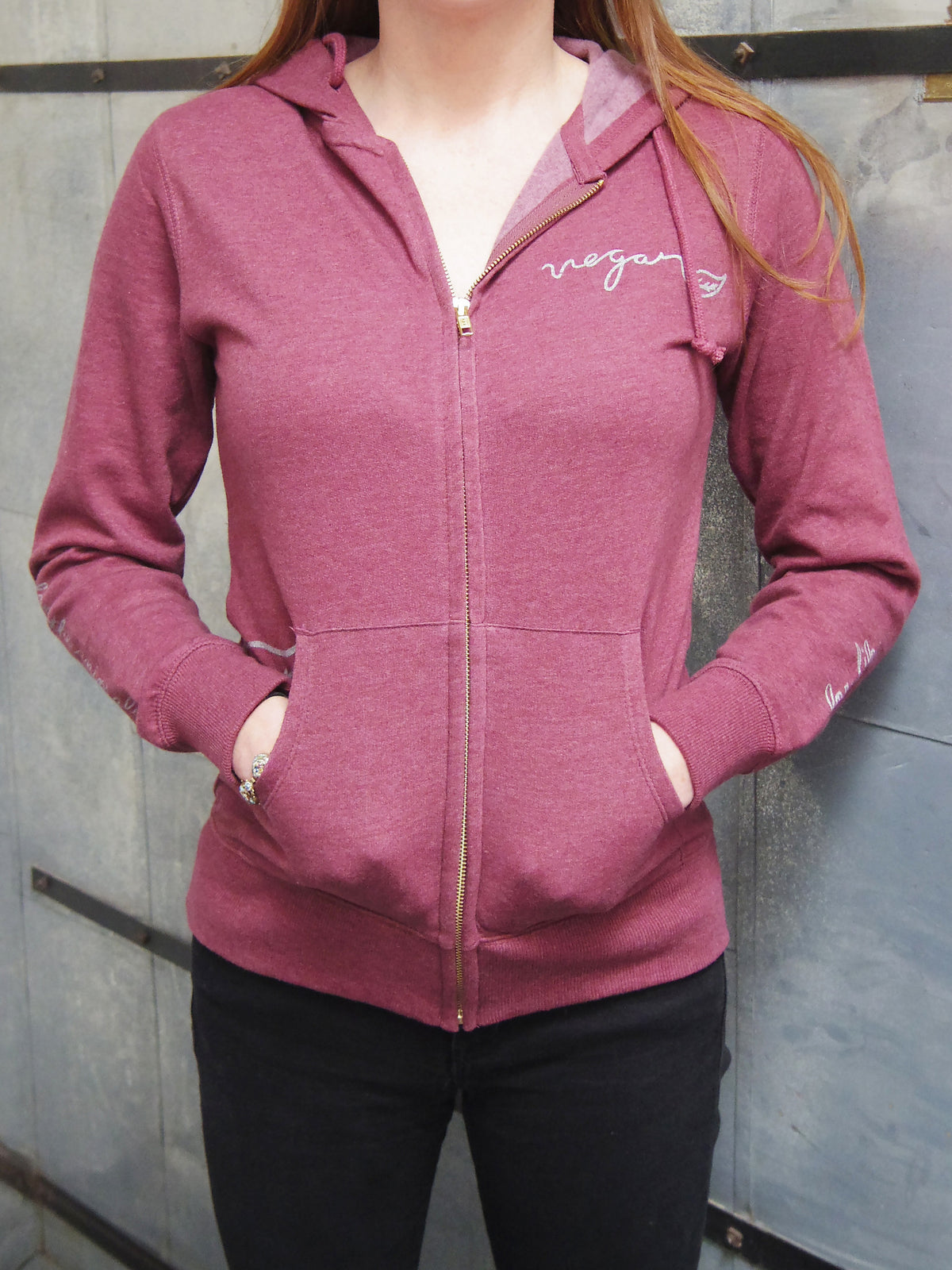 Vegan For Life/Animals Cow Hoodie by Compassionate Closet - Compassionate Closet