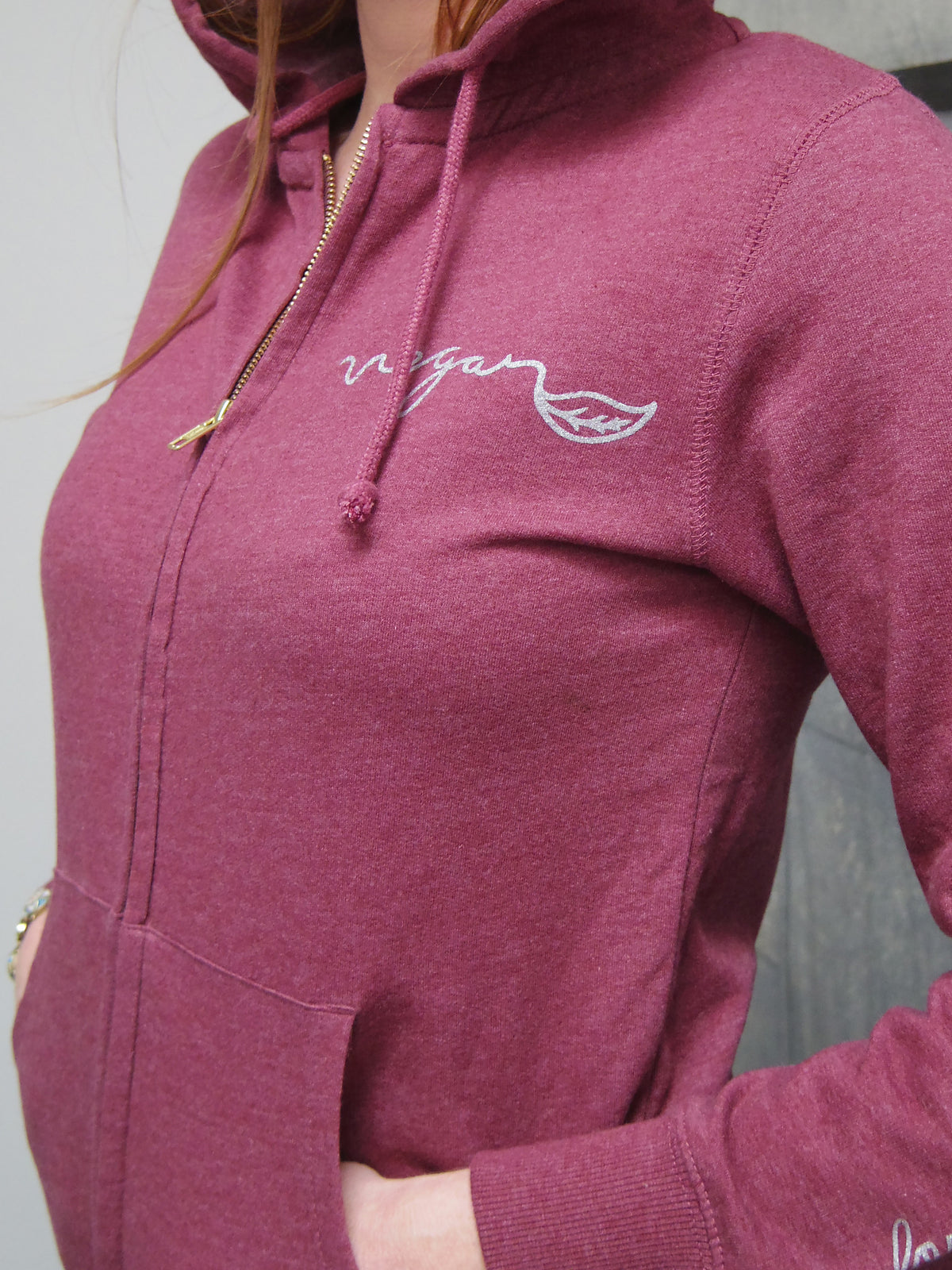 Vegan For Life/Animals Cow Hoodie by Compassionate Closet - Compassionate Closet