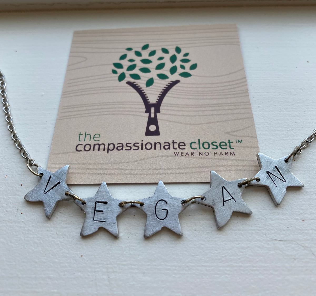 Oh, My Vegan Stars Necklace by Christy Robinson Designs