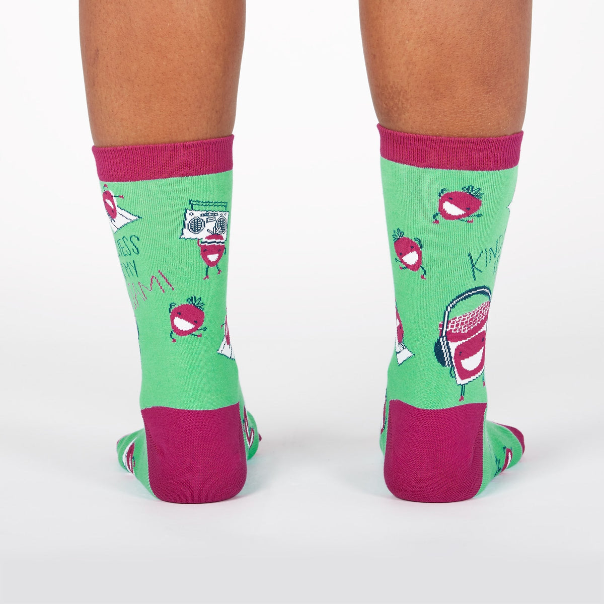 Kindness Is My Jam Crew Socks by Sock it To Me - Compassionate Closet