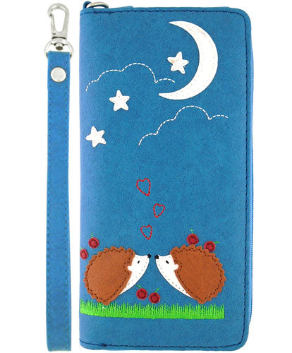 Love Hedgehogs Wristlet Wallet by Lavishy - Compassionate Closet