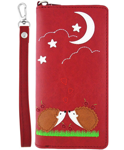 Love Hedgehogs Wristlet Wallet by Lavishy - Compassionate Closet