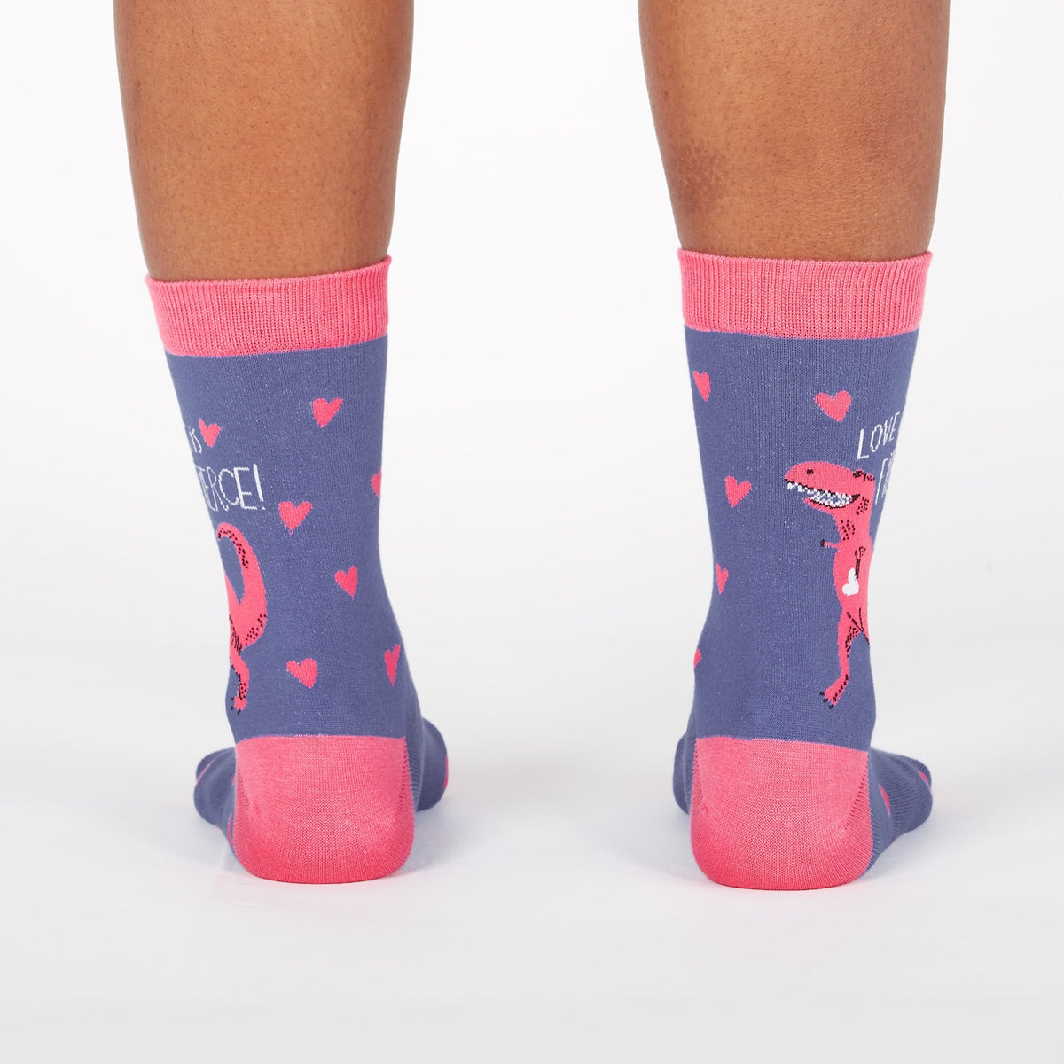 Love Is Fierce Crew Socks by Sock it To Me - Compassionate Closet