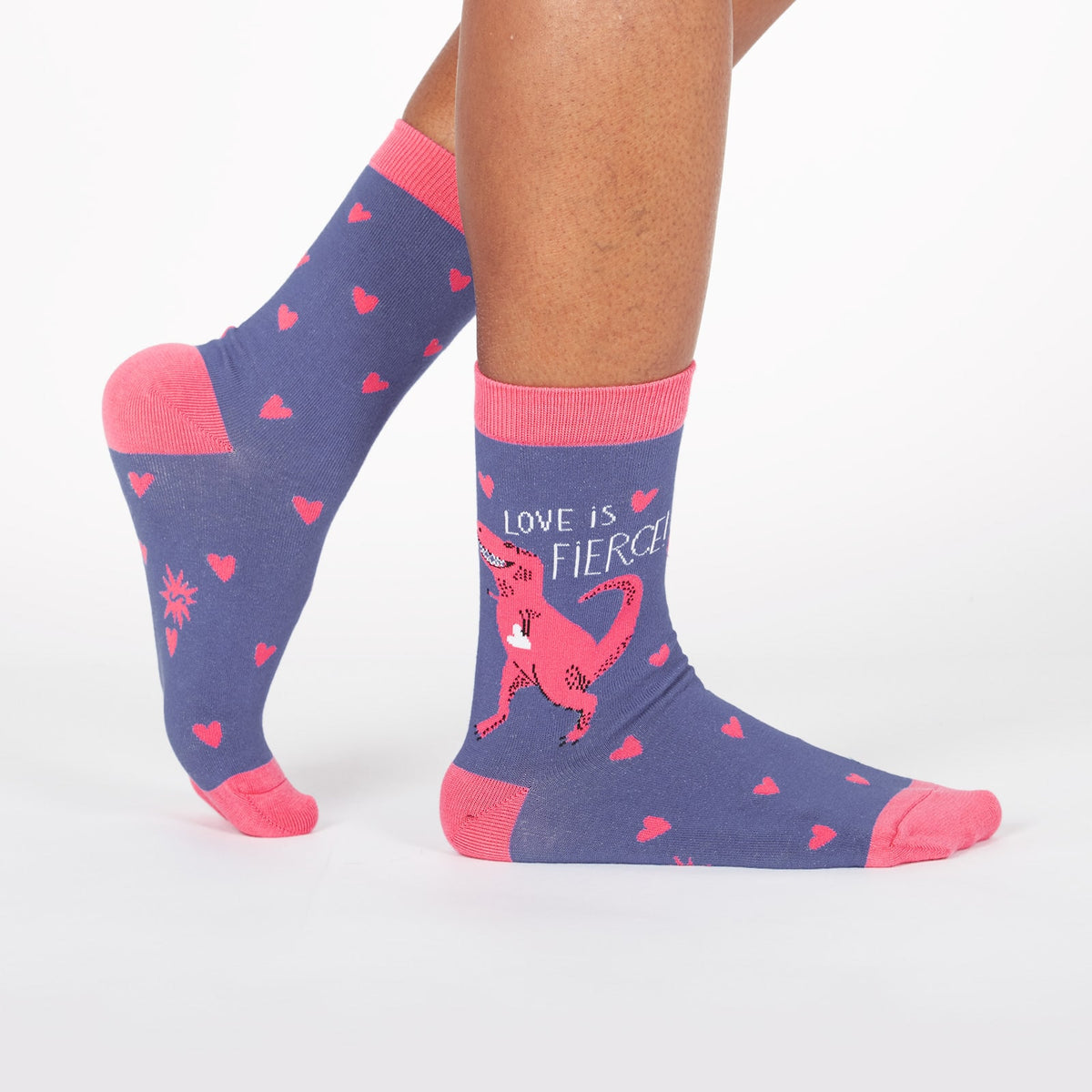 Love Is Fierce Crew Socks by Sock it To Me - Compassionate Closet