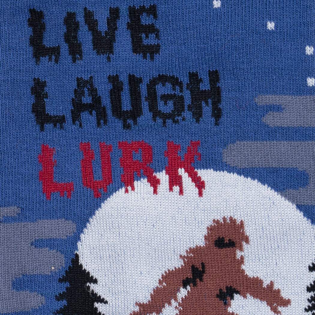 Live, Laugh, Lurk Crew Socks by Sock it To Me