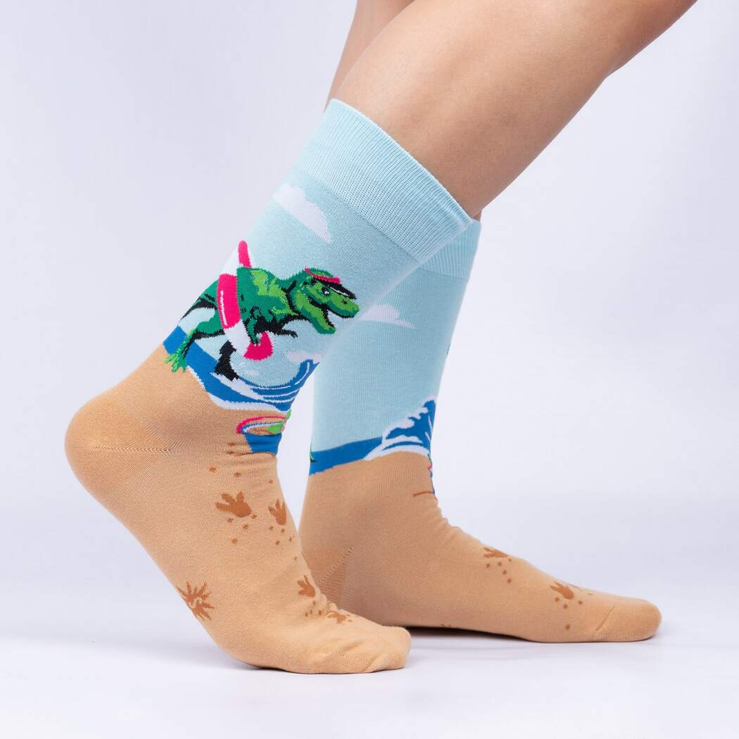 Dinos Gone Wild Crew Socks by Sock it To Me