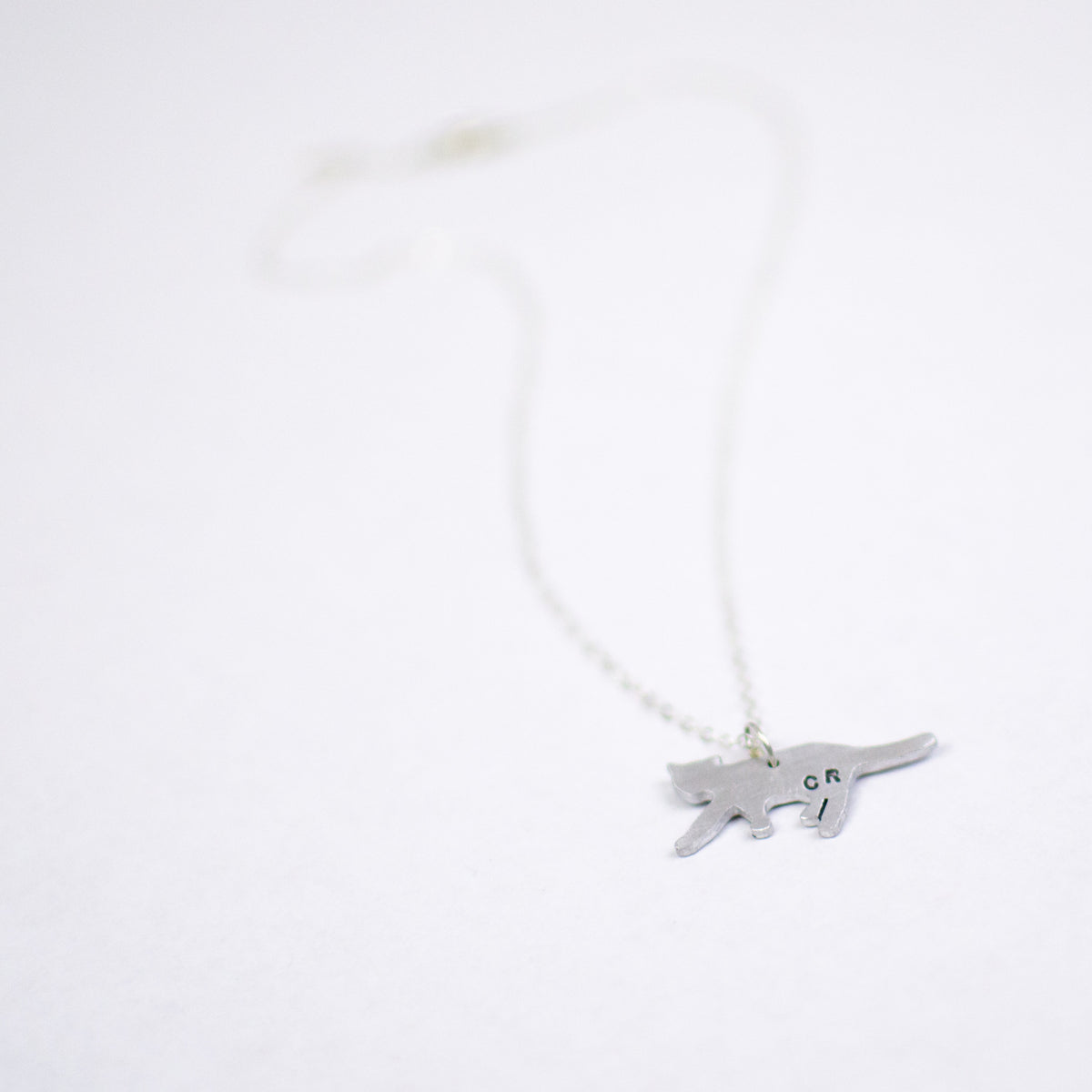 Mini Cat with Heart Necklace by Christy Robinson Designs - Compassionate Closet