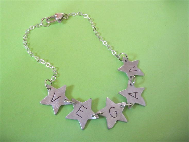 Oh, My Vegan Stars Bracelet by Christy Robinson Designs - Compassionate Closet