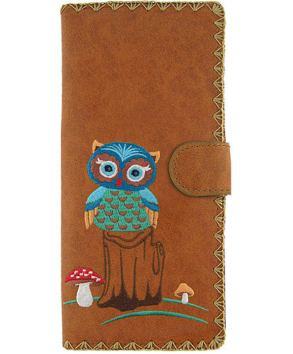 Owl Vegan Leather Wallet by Lavishy - Compassionate Closet