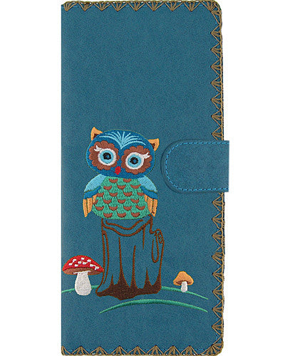 Owl Vegan Leather Wallet by Lavishy - Compassionate Closet