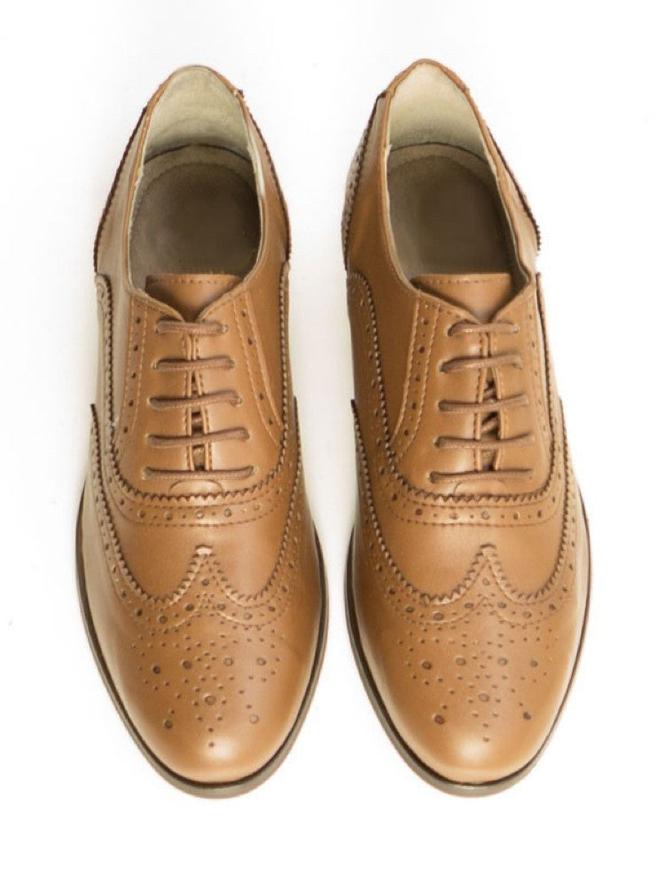 Women s Brogues by Will s London Chestnut EU 36 US Women s 5