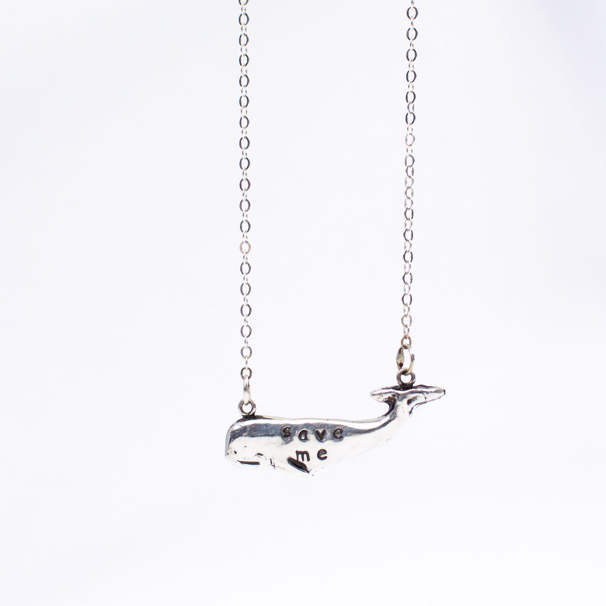 Save Me Whale PMC Necklace by Christy Robinson Designs - Compassionate Closet
