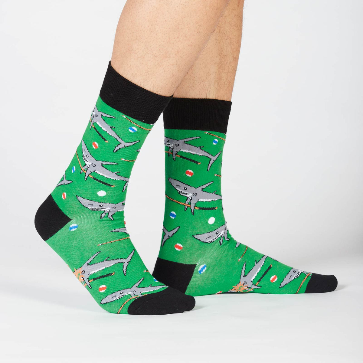 Pool Shark Crew Socks by Sock it To Me - Compassionate Closet