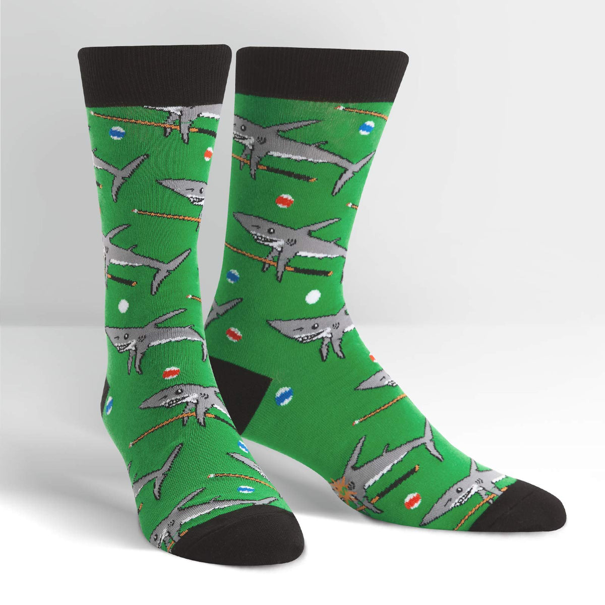 Pool Shark Crew Socks by Sock it To Me - Compassionate Closet