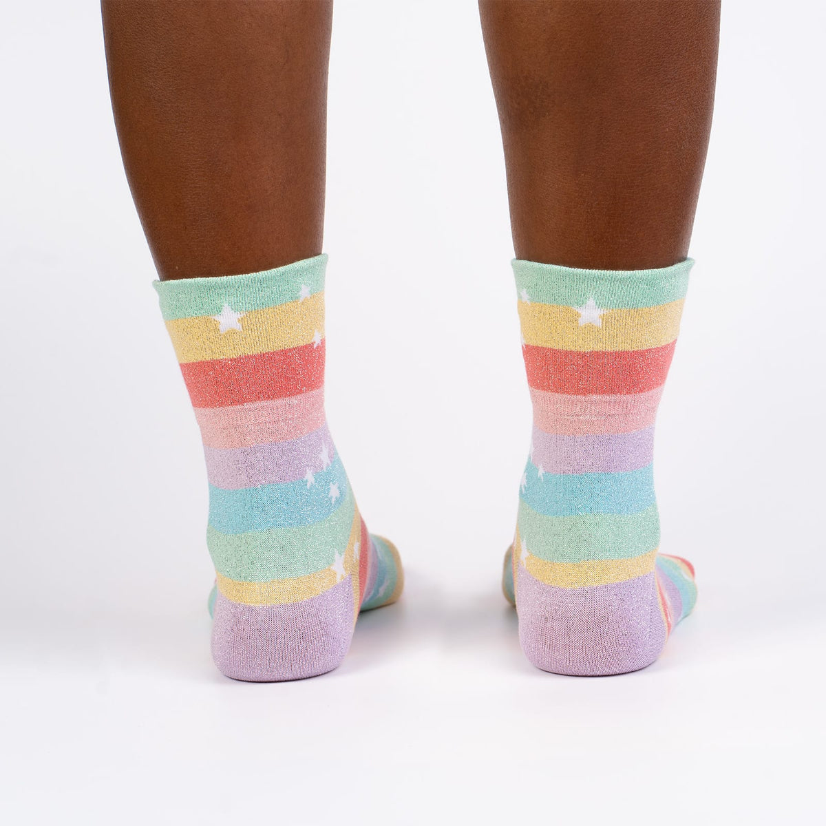 Stay Golden Crew Socks by Sock it To Me - Compassionate Closet