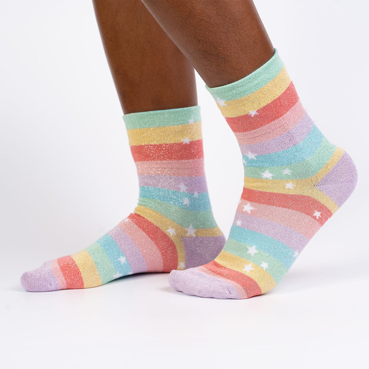 Stay Golden Crew Socks by Sock it To Me - Compassionate Closet