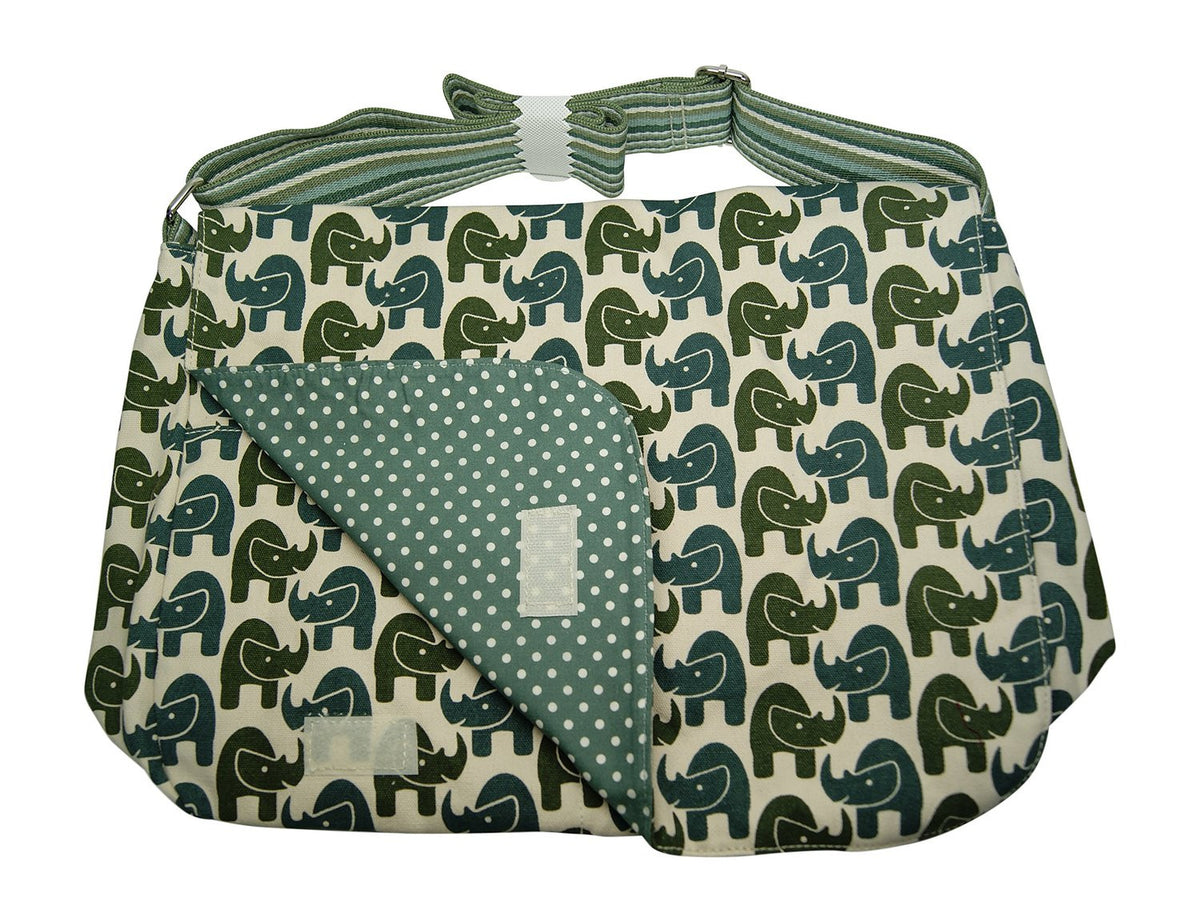 Large Flap Messenger Bag by Bungalow360 - Compassionate Closet