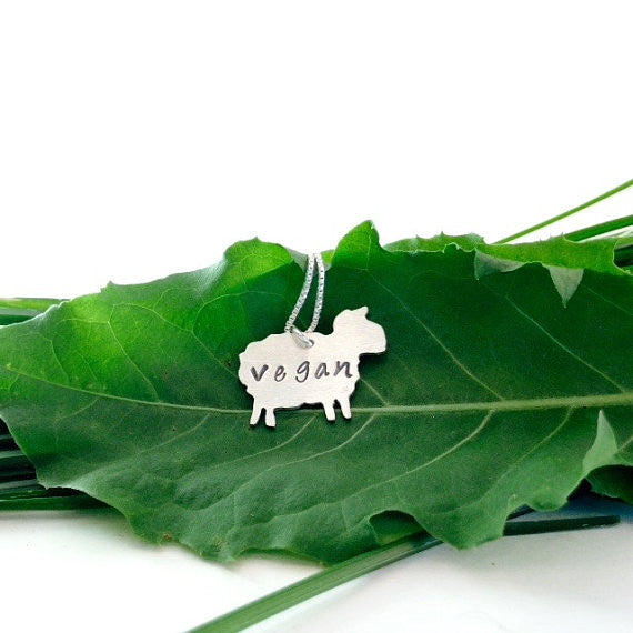 Vegan Sheep Necklace by Zaaya - Compassionate Closet