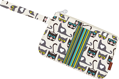Striped Wristlet by Bungalow360 - Compassionate Closet