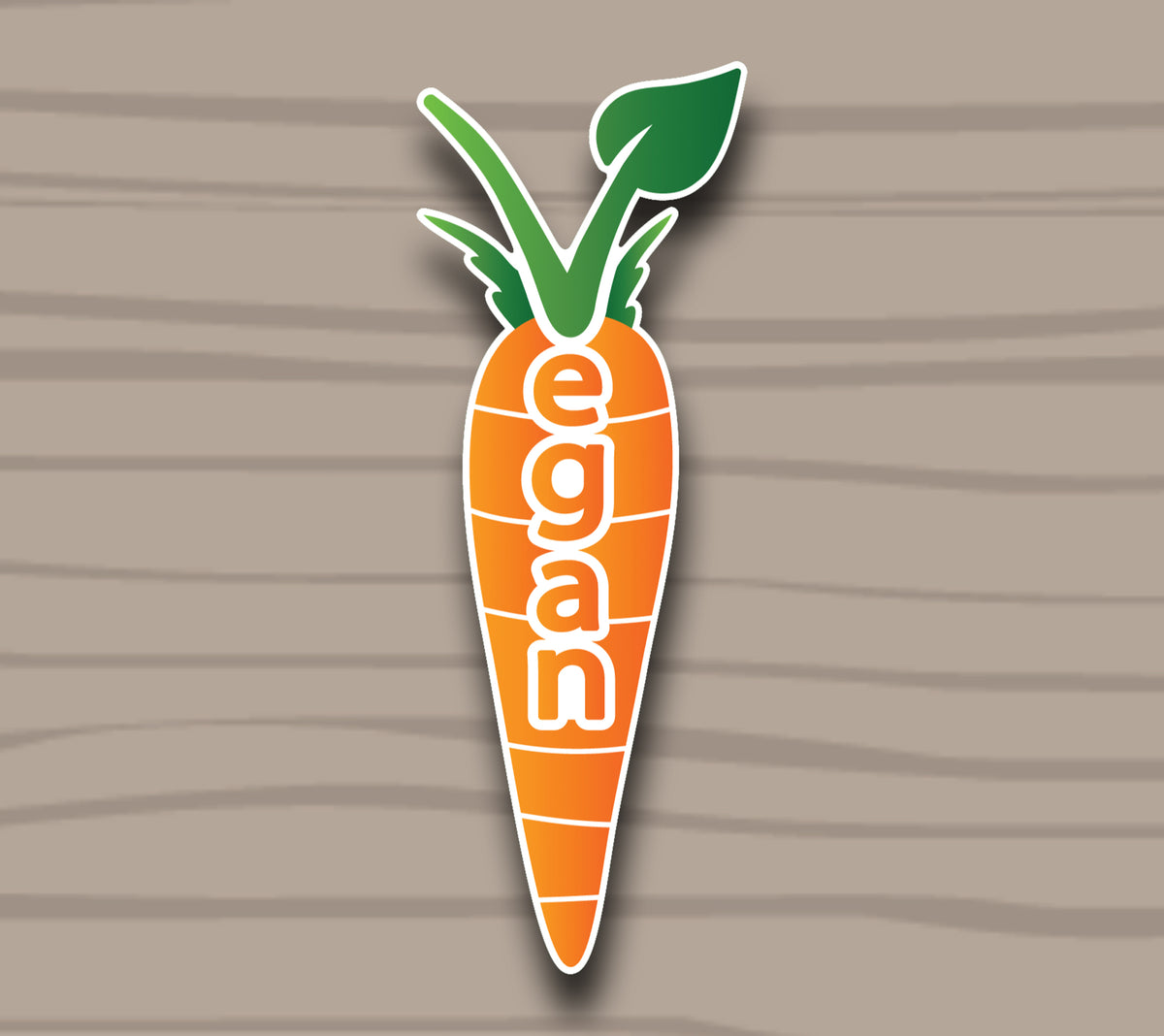 Carrot Sticker by Compassionate Closet - Compassionate Closet