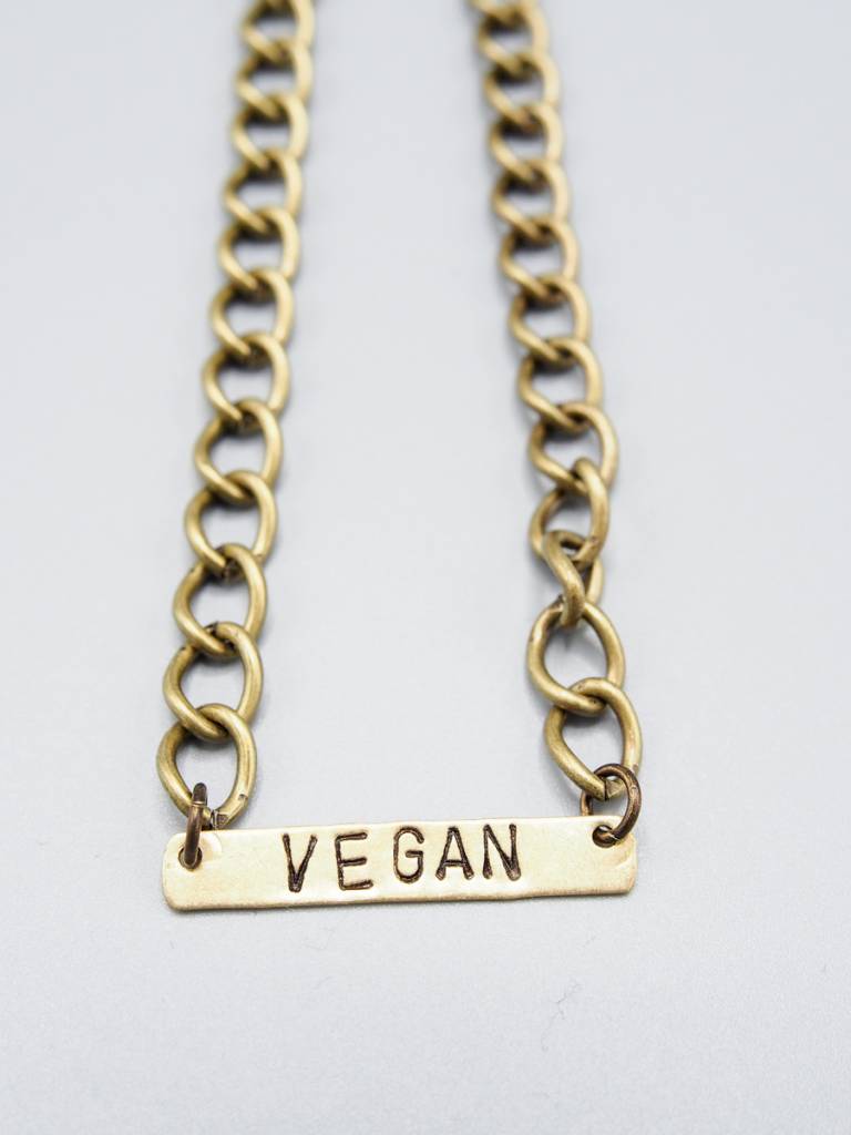 Vegan Bar Bracelet by Mishakaudi - Compassionate Closet