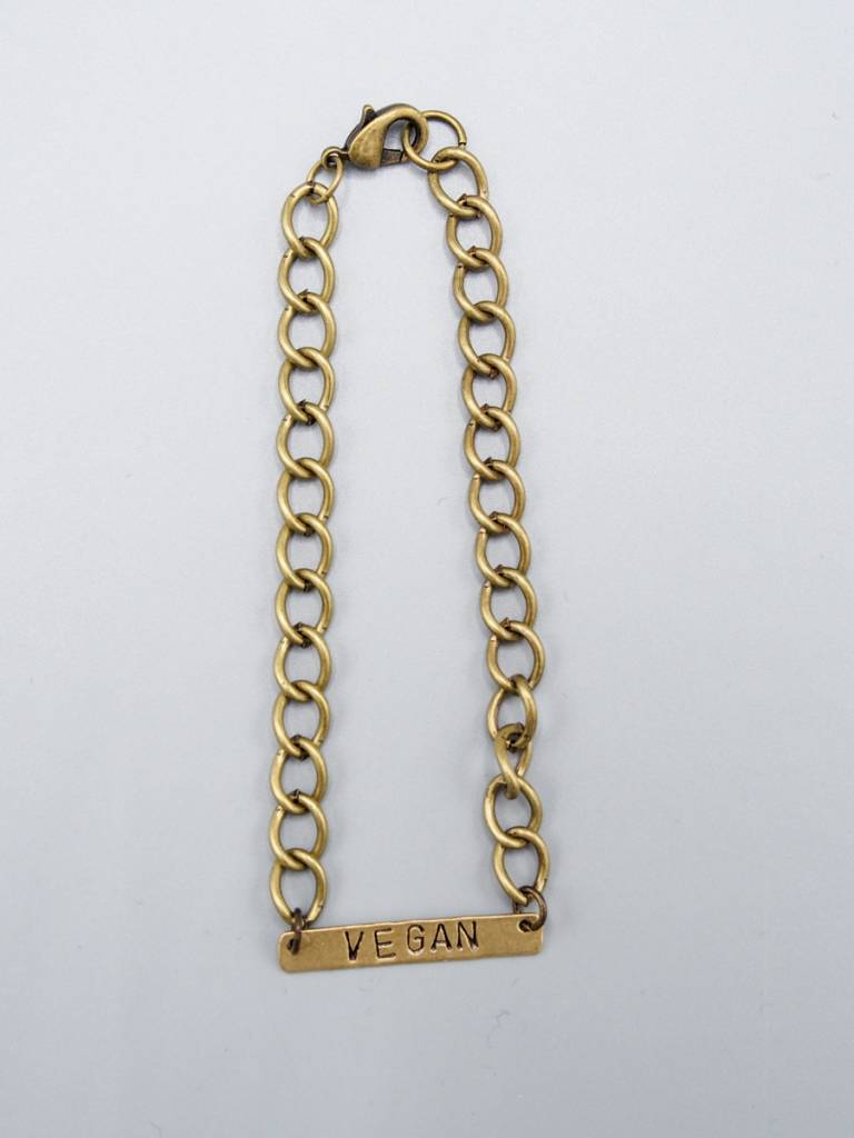 Vegan Bar Bracelet by Mishakaudi - Compassionate Closet