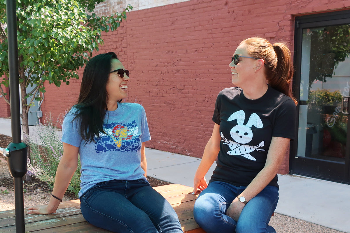 Colorado Vegan Animal Flag Unisex T-Shirt by Compassionate Closet - Compassionate Closet