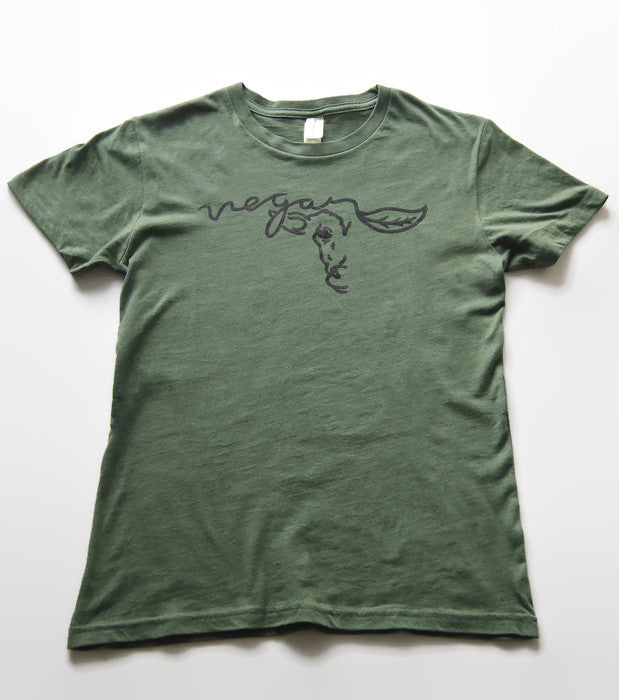 VEGAN FOR LIFE/ANIMALS COW&#39; Unisex T-shirt by Compassionate Closet - Compassionate Closet