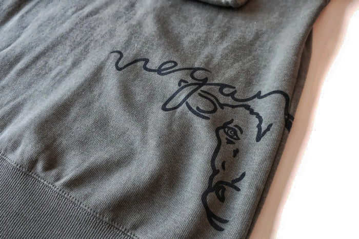 Vegan For Life/Animals Cow Hoodie by Compassionate Closet - Compassionate Closet