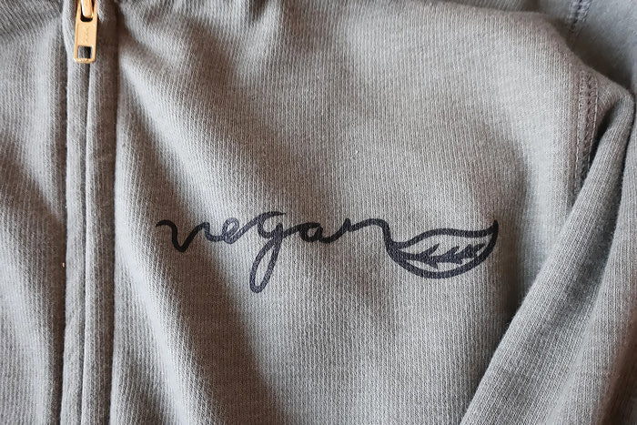Vegan For Life/Animals Cow Hoodie by Compassionate Closet - Compassionate Closet